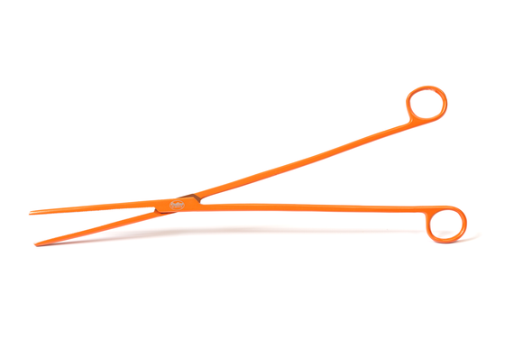 Pinzas Hemostaticas (Hemostatos) 12'' Red Line Naranja