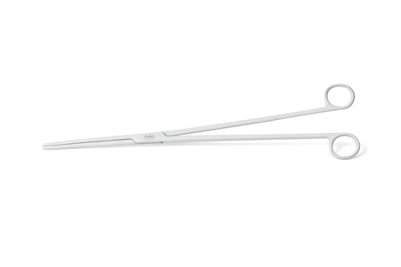 Pinzas Hemostaticas (Hemostatos) 12'' Red Line Blanco